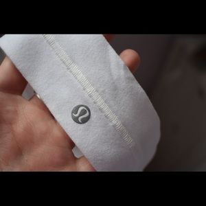 white lululemon headband